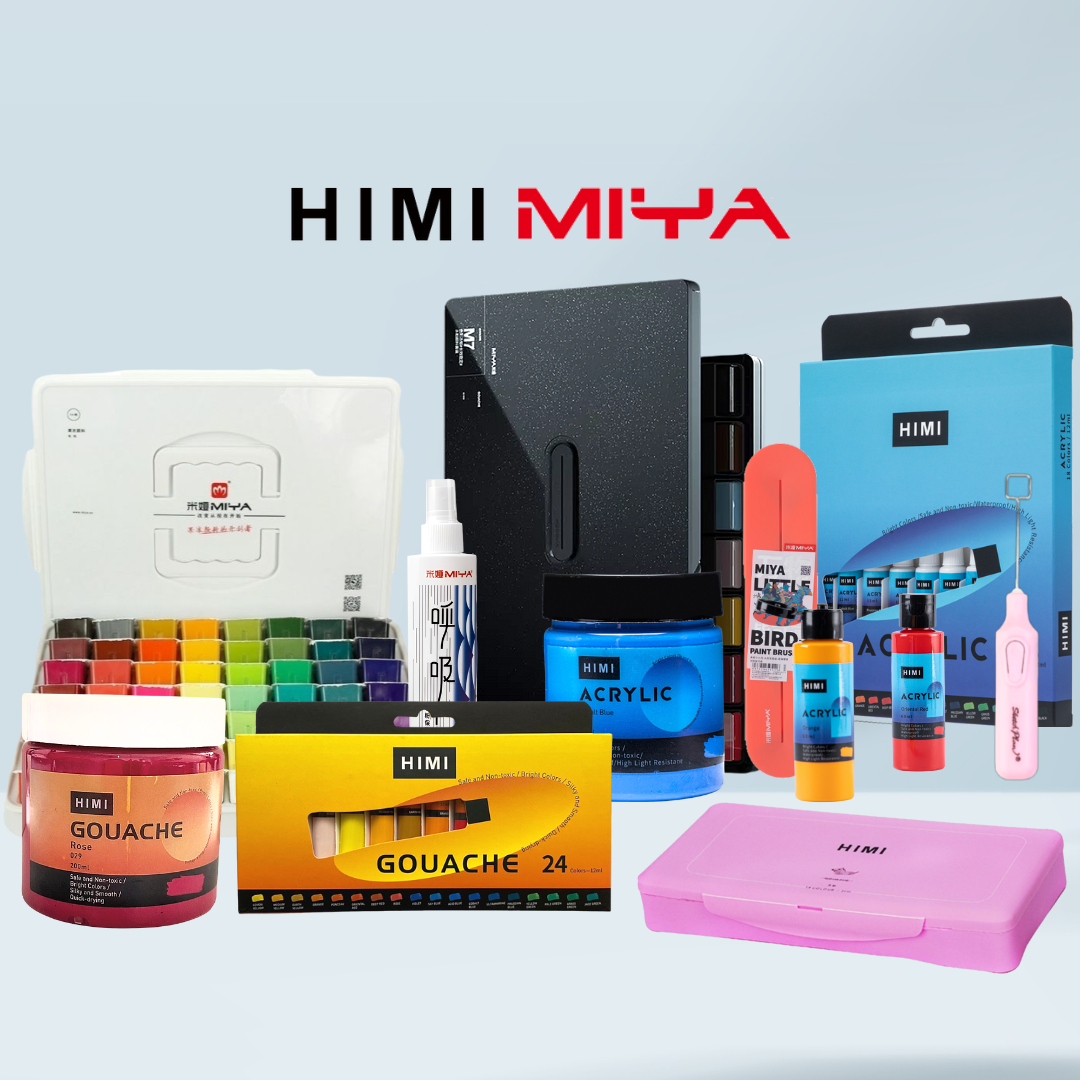 Buy top quality HIMI MIYA gouache paints online from Thoovi arts ...