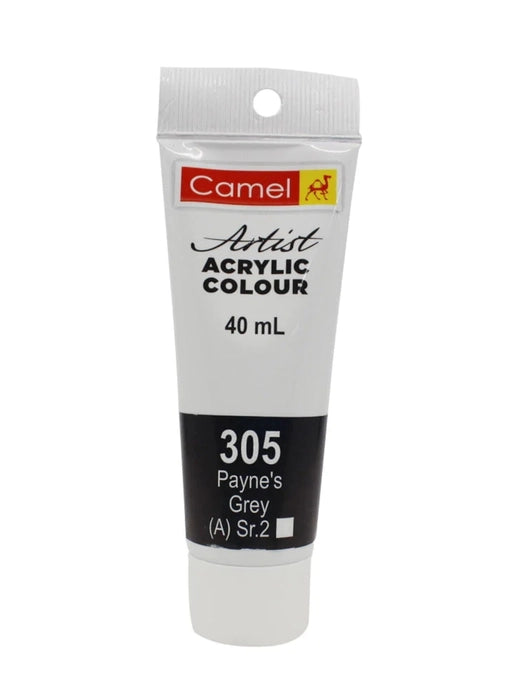 Camlin - Camel - Acrylic Tube - Payne's Grey - 40ML-S2 - 815305