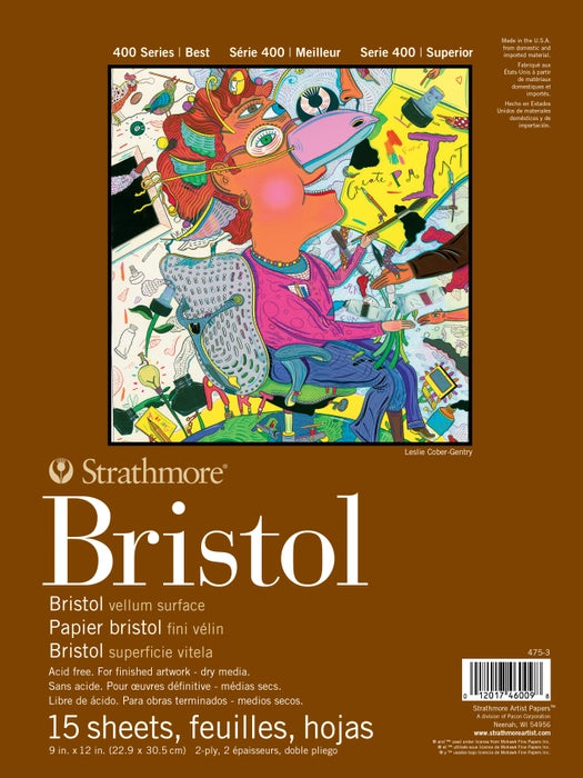 Strathmore - Bristol - 400 Series - Paper Pads - 2-PLY - Vellum Surface