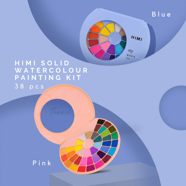 HIMI - Kids edition - Solid Watercolour Painting Set - 38 Colors