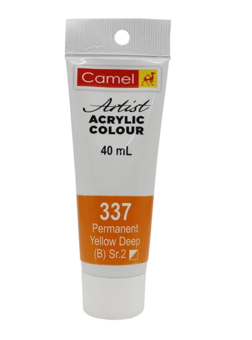 Camlin - Camel - Acrylic Tube - Permanent Yellow Deep - 40ML-S2 - 815337