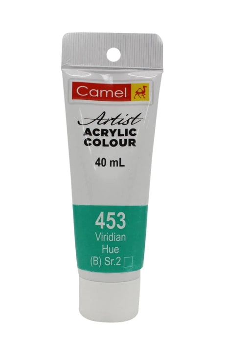 Camlin - Camel - Acrylic Tube - Viridian Hue - 40ML-S2 - 815453