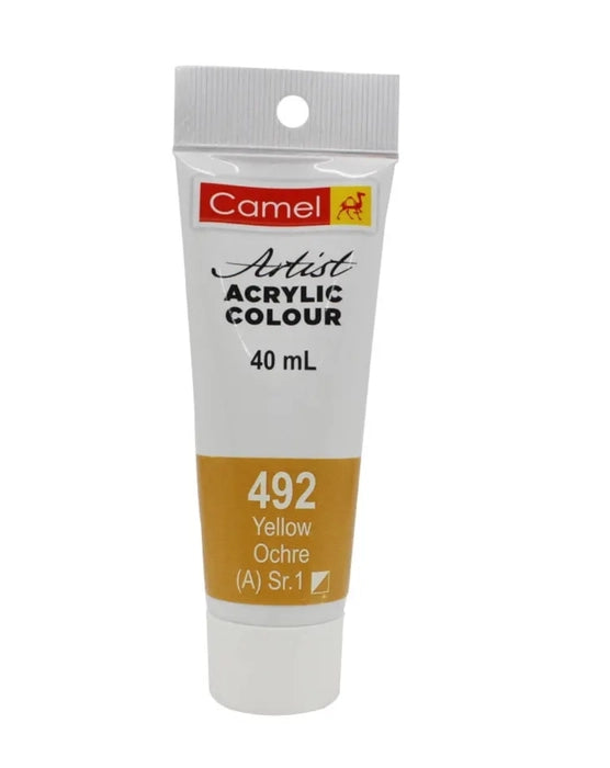 Camlin - Camel - Acrylic Tube - Yellow Ochre - 40ML-S1 - 815492