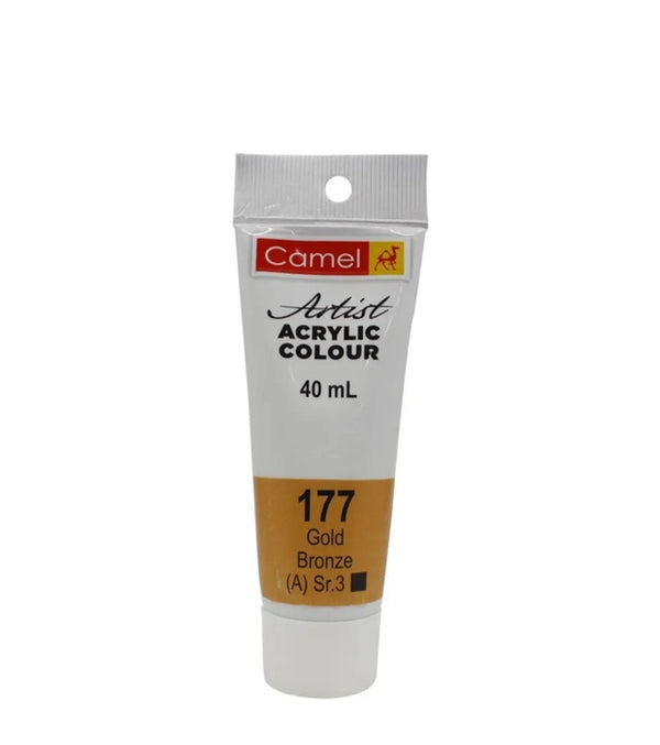 Camlin - Camel - Acrylic Tube - Gold Bronze - 40ML-S3 - 815177