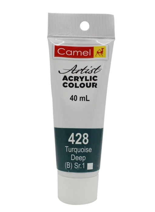 Camlin - Camel - Acrylic Tube - Turquoise Deep - 40ML-S1 - 815428