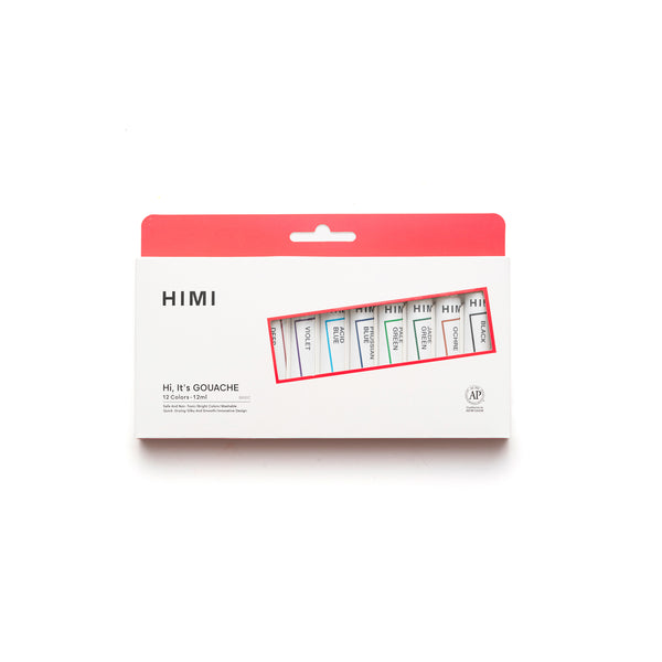 HIMI - Gouache Paint - 12ml tube sets