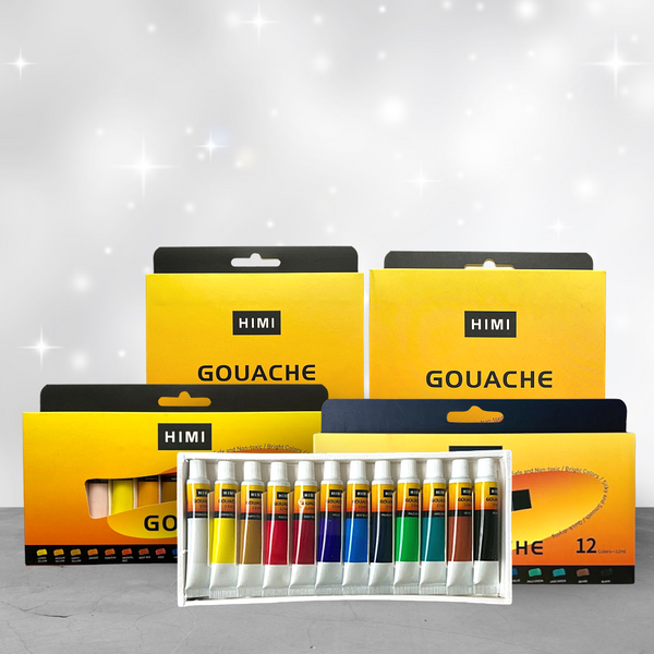 HIMI - Gouache Paint - 12ml tube sets
