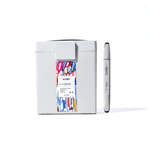 HIMI Dual tip Alcohol Markers set for artists 32 colours