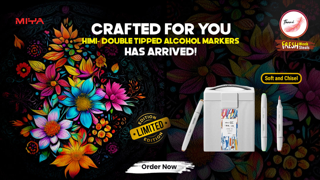 HIMI Dual tip Alcohol Markers set for artists Order Now