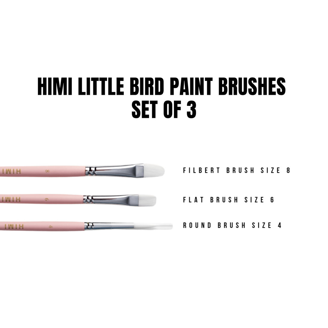 HIMI Twin Cup Jelly Gouache Paint Set, 12g x 48 Colours, Peach Fuzz, Available with 3Pcs Brushes