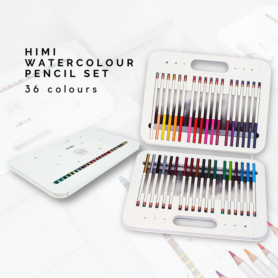 HIMI Watercolour Pencil Set - 36 Colours Non toxic