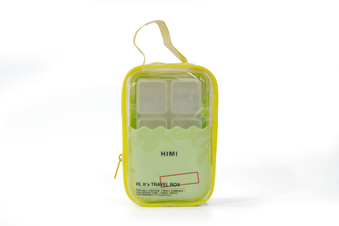 HIMI - Travel Box - Transparent Carrying Case with 6-Color Storage, Mi ...