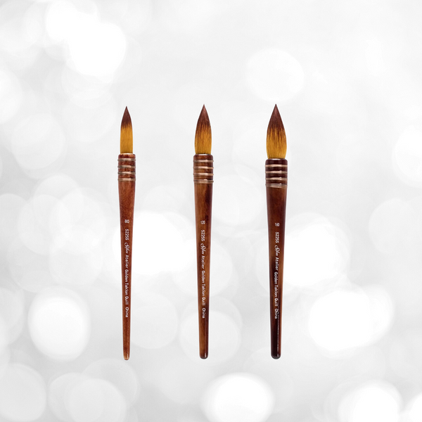 Silver Brush - Atelier Series 5225S - Golden Taklon Quill Brushes