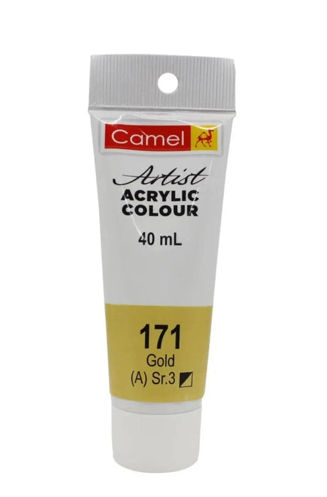 Camlin - Camel - Acrylic Tube - Gold - 40ML-S3 - 815171