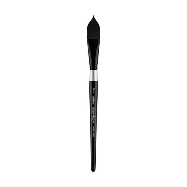 Silver Brush - Black Velvet Series 3009S - Oval Brushes