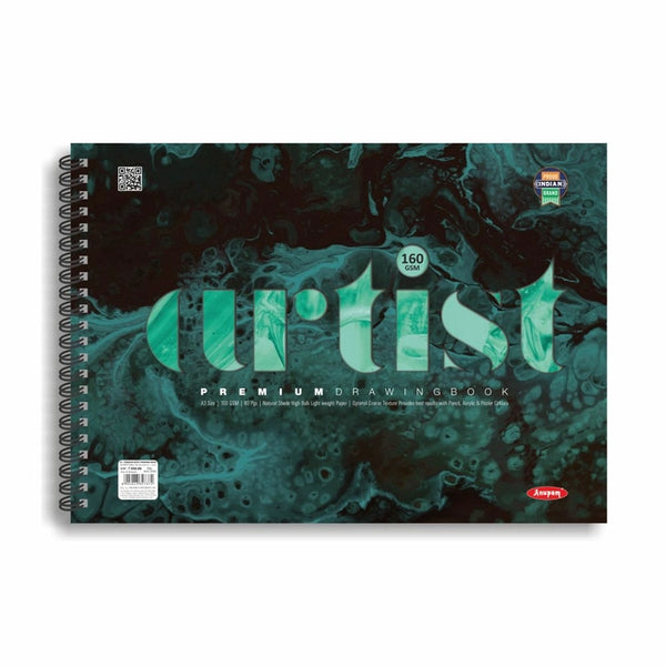 Anupam - Premium Artist Book 160GSM - 40 Sheets - Mixed Media