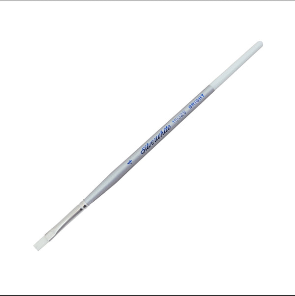 Silver Brush - Silverwhite - WHITE TAKLON - 1500S - SH - Round Brush