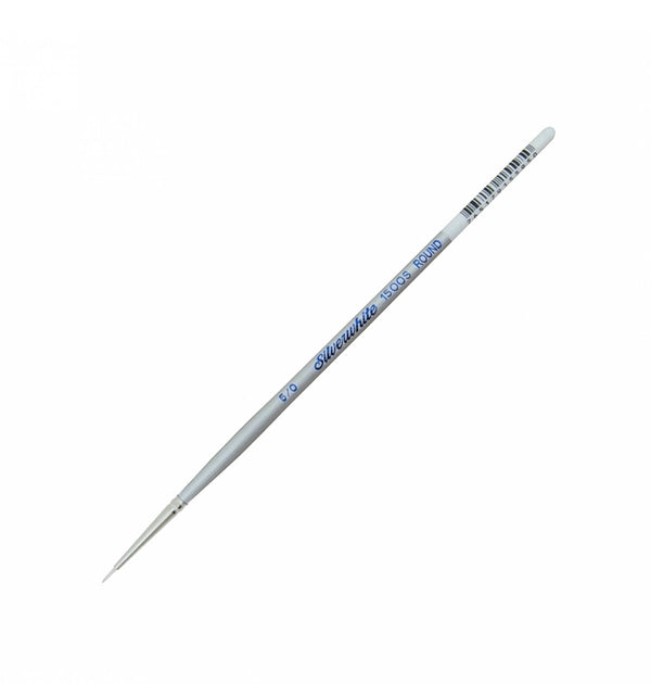 Silver Brush - Silverwhite - WHITE TAKLON - 1500S - SH - Round Brush